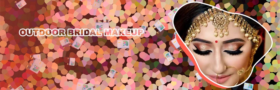 Bridal eye makeup